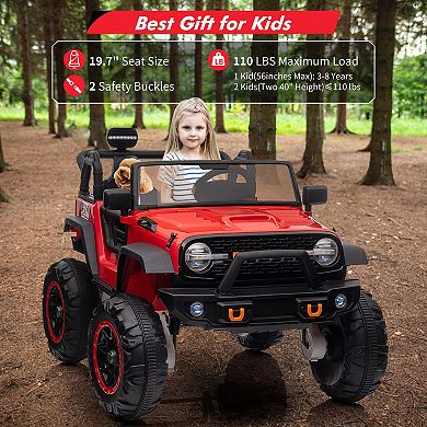 24V 2-Seater Kids Ride-On Truck