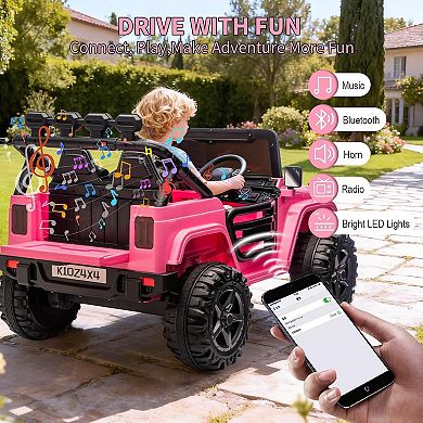 24V 2-Seater Electric Ride On Car for Kids