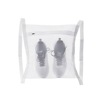 3-Pack Fine Mesh Shoe Laundry Bags Zippered Polyester Washing Net