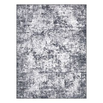 Fashionwu Modern Abstract Rug Washable Durable Pet Friendly Soft Non Slip Carpet for Living Room