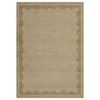 Fashionwu Modern Woven Indoor Outdoor Rug Pet Friendly Washable Soft Non Slip Carpet for Apartment