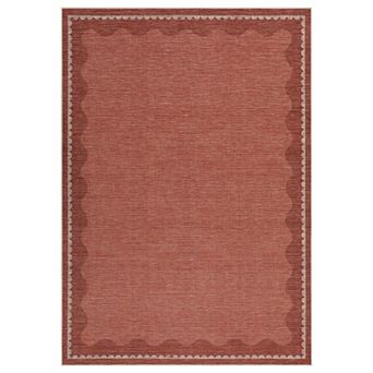 Fashionwu Modern Woven Indoor Outdoor Rug Pet Friendly Washable Soft Non Slip Carpet for Apartment