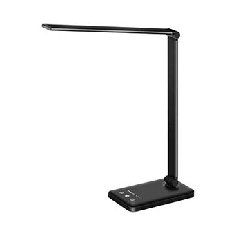 LED Desk Lamp Dimmable 5 Lighting Modes USB Charging Port 30/60 Min Timer