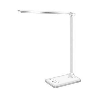 LED Desk Lamp Dimmable 5 Lighting Modes USB Charging Port 30/60 Min Timer