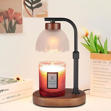 Dimmable Candle Warmer Lamp Adjustable Height Electric Wax Melt Desk Light Home Decor Gift