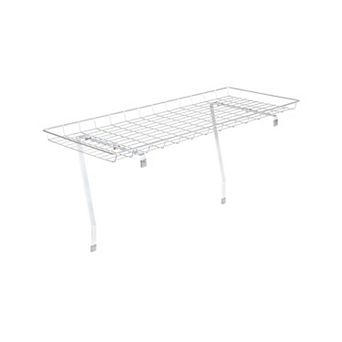 Rear Over Washer Dryer Storage Shelf Laundry Room Organizer Metal Wire 10"x26.5"