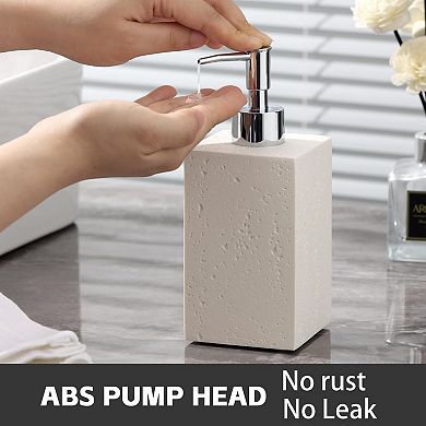 Soap Dispenser 420ml 14oz 2pcs Luxurious Hand Dish Lotion Bottle Rustproof Pump Bathroom Kitchen