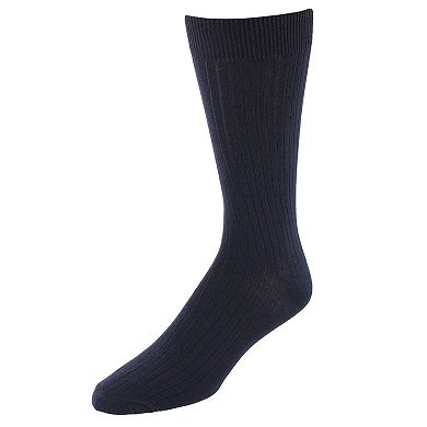 Knocker Men's Handsome Ribbed Comfort Dress Socks (6 Pairs)