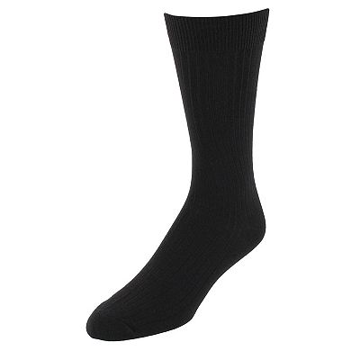 Knocker Men's Handsome Ribbed Comfort Dress Socks (6 Pairs)