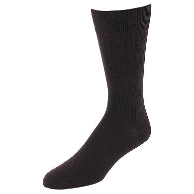 Knocker Men's Handsome Ribbed Comfort Dress Socks (6 Pairs)