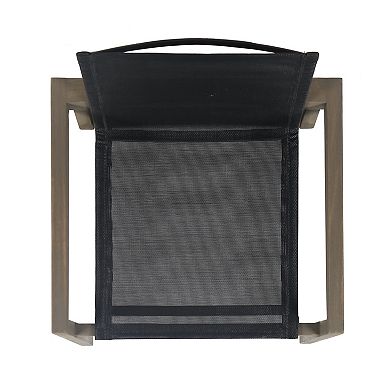 Set of 2 Belfast Wood Patio Dining Chair