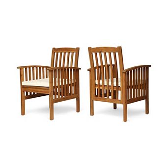 Casa Acacia Dining Chair, 2 pc With 2 Cushions