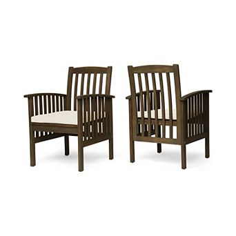 Casa Acacia Dining Chair, 2 pc With 2 Cushions