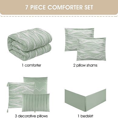 Nanshing Achava 7-Piece Comforter Set