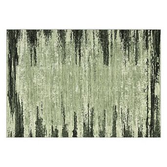 Washable Area Rug Modern Abstract for Living Room, Non-Slip Soft Carpet Low Pile Family&Pet Friendly