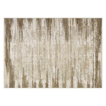 Washable Area Rug Modern Abstract for Living Room, Non-Slip Soft Carpet Low Pile Family&Pet Friendly