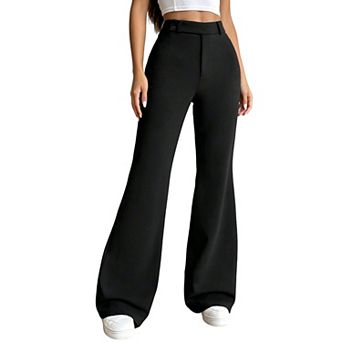 Womens High Waisted Pants Wide Leg Dress Pants Casual Business Work Trousers