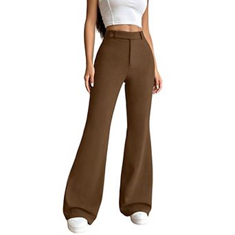 Womens High Waisted Pants Wide Leg Dress Pants Casual Business Work Trousers