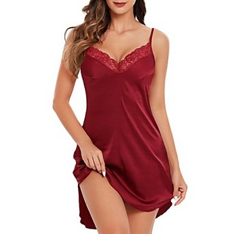 Avidlove lingerie for women dresses negligee lace sleep night dress