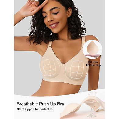 Avidlove Womens Seamless Wireless Full Coverage Comfort Everyday Bra