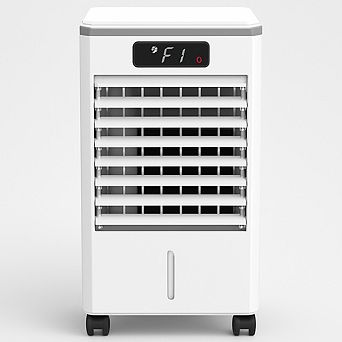 Portable Evaporative Air Cooler, 2.6Gal Touch Screen Cooler Fan with Remote Control