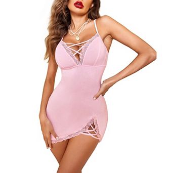 Avidlove Women Lingerie Nightwear Spaghetti Strap Silp Nightgown Babydoll Chemise Nightie