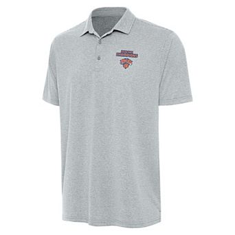 Men's Antigua New York Knicks 2026 NBA Champions Scheme Polo