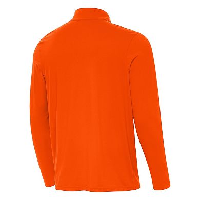 Men's Antigua New York Knicks 2026 NBA Champions Intent Quarter-Zip Pullover