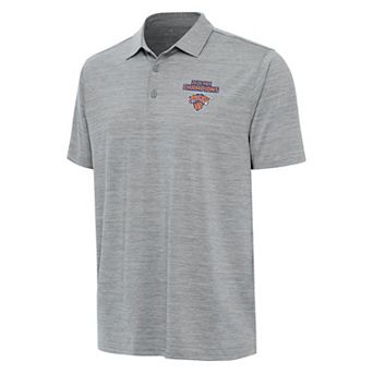 Men's Antigua New York Knicks 2026 NBA Champions Layout Polo
