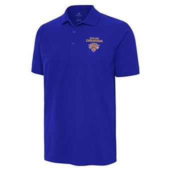 Men's Antigua New York Knicks 2026 NBA Champions Legacy Pique Polo