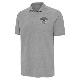 Men's Antigua New York Knicks 2026 NBA Champions Legacy Pique Polo