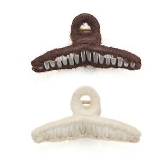 Emberly Fluffy Loop Claw Clip Set