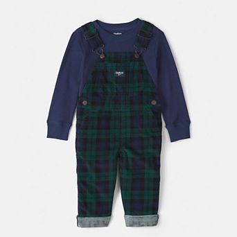 Toddler Boys OshKosh B'gosh® 2 pc Thermal Top & Overall Set