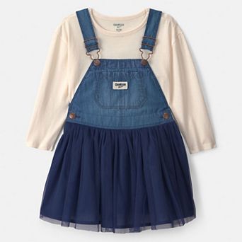 Toddler Girls OshKosh B'gosh® 2 pc Chambray Skirtall & Long Sleeve Top Set