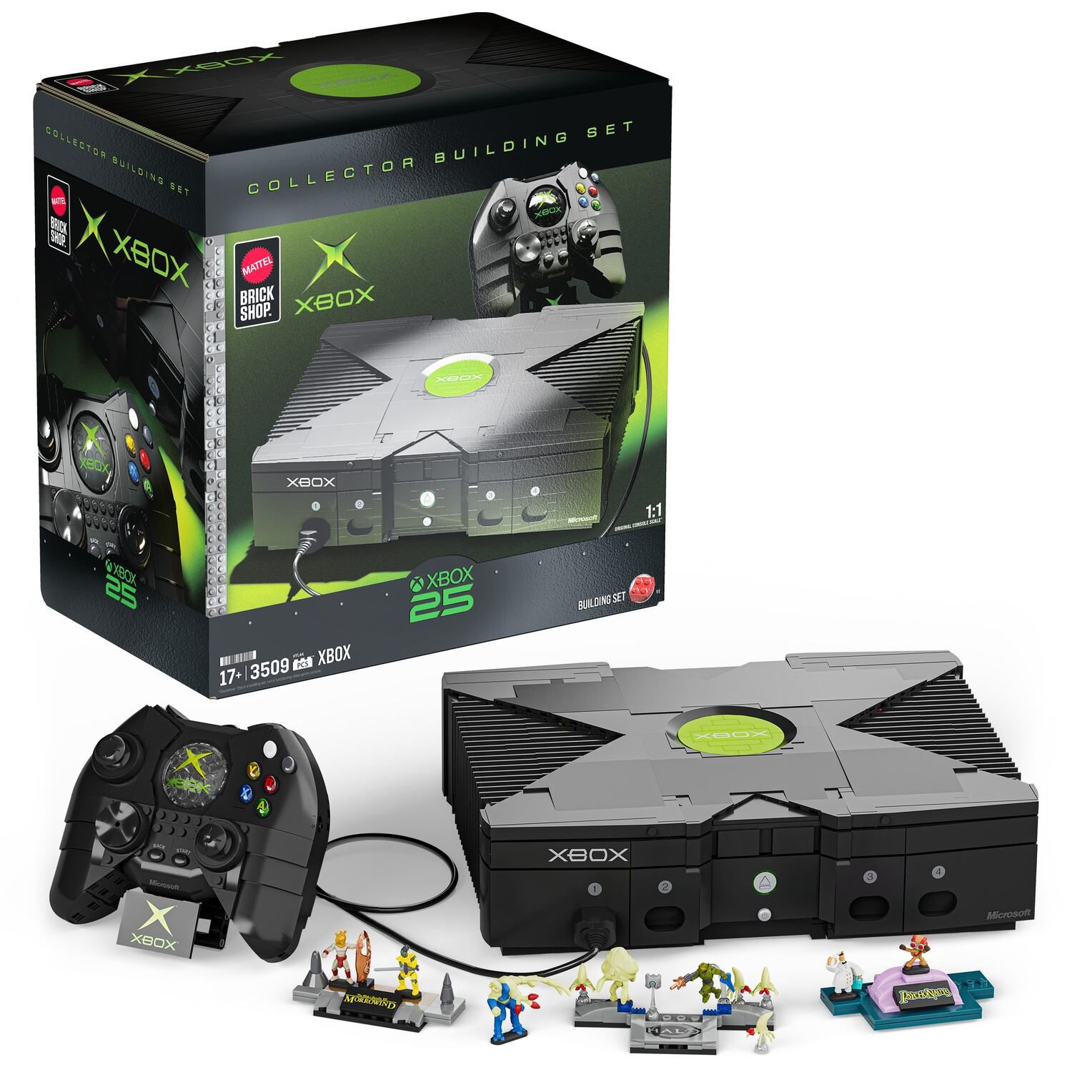 Детские конструкторы Mattel Brick Shop Xbox 25 Collector Building Toy Kit 3509 pc