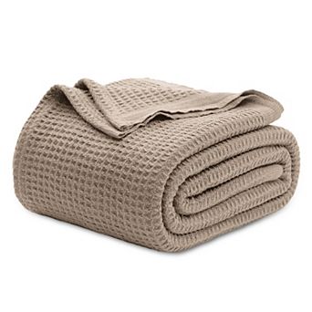 Bedsure Essential Collection Breathable Waffle Weave Throw Blanket GentleSoft™️