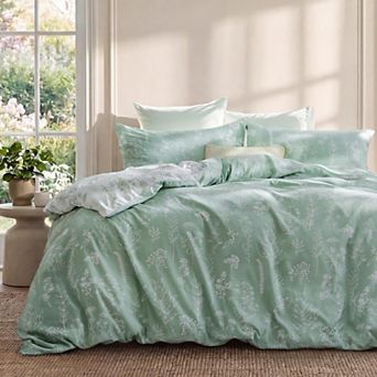 Bedsure Reversible Floral Patterned Duvet Cover Set with Pillowcases
