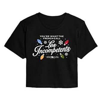 Juniors' Home Alone Les Incompetents Cropped Tee