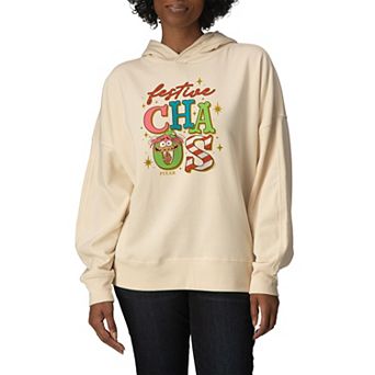 Women's Disney / Pixar's Inside Out 2 Festive Chaos Oversized Fleece Hoodie Sweatshirt