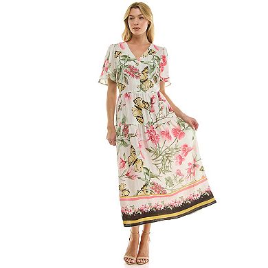 Women's Figueroa & Flower Peasant Dress
