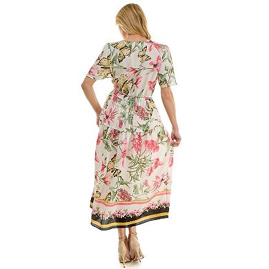 Women's Figueroa & Flower Peasant Dress