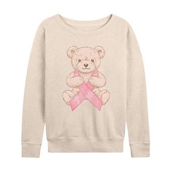 Women's Breast Cancer Awareness French Terry Long Sleeve Tee