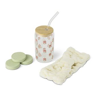 MAISON DE BASE 3-Pack Steamers With Headband & Cup Gift Set