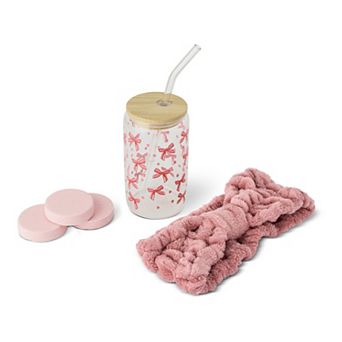 MAISON DE BASE 3-Pack Steamers With Headband & Cup Gift Set