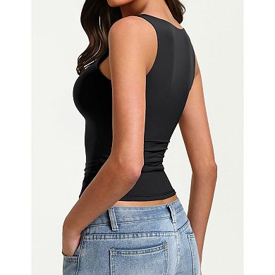 Avidlove Tank Top for Women Deep V Neck
