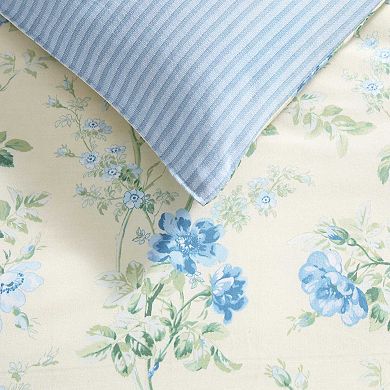 Laura Ashley Blossom Dance Comforter Set with Shams