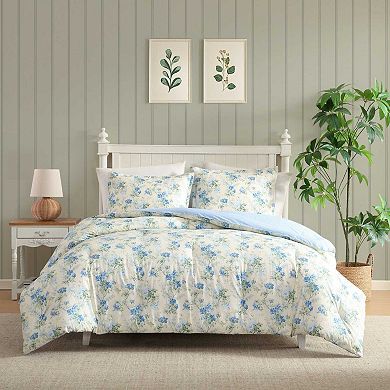 Laura Ashley Blossom Dance Comforter Set with Shams