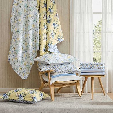 Laura Ashley Blossom Dance Comforter Set with Shams
