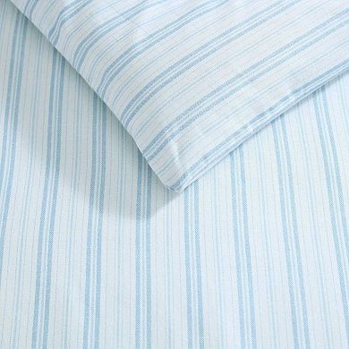 Laura Ashley Dilly Dally Stripe Comforter Set with Shams