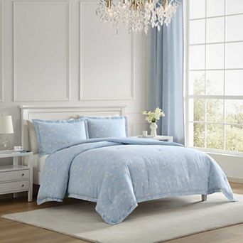 Laura Ashley Magnolia Grove Comforter Set with Shams